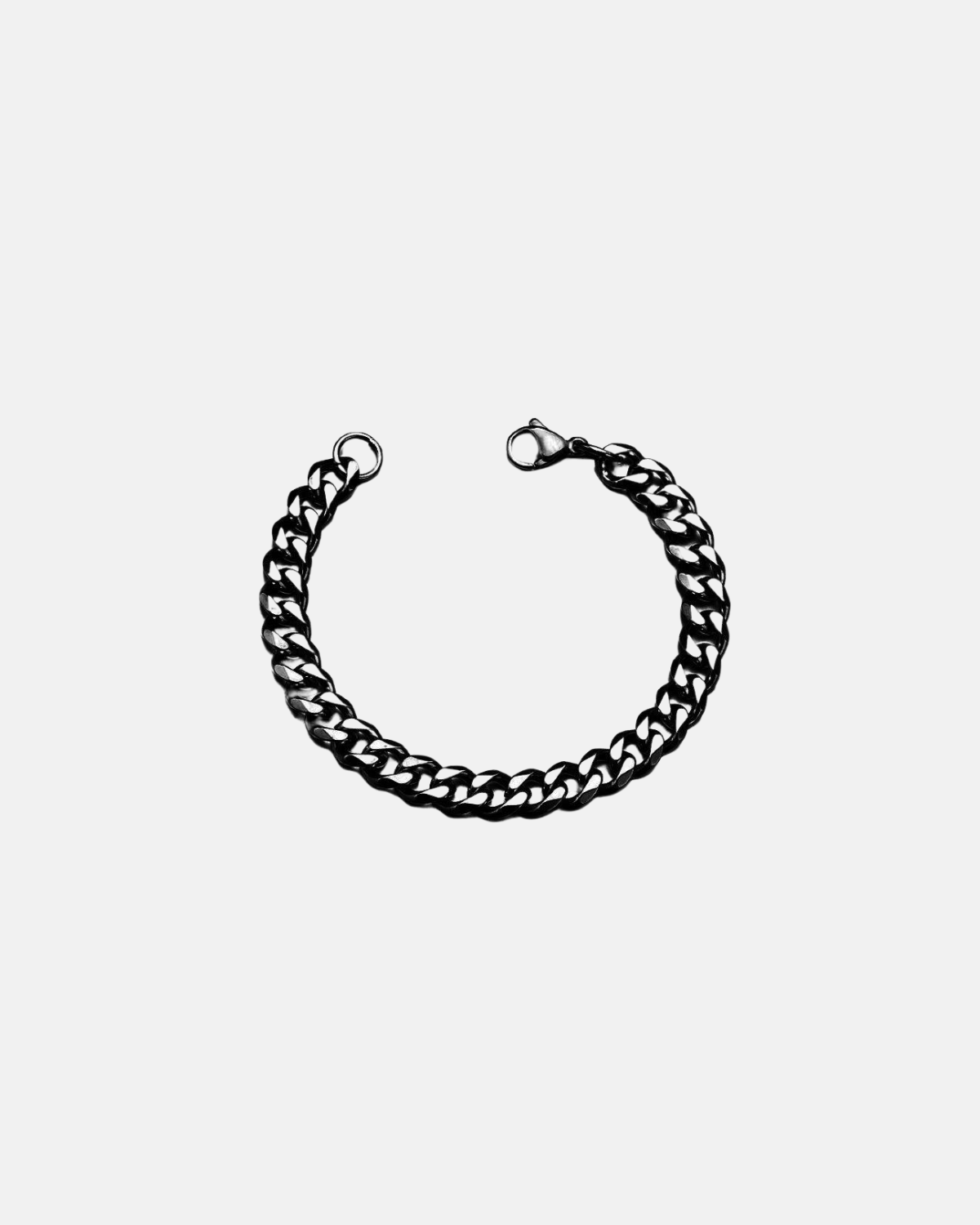 Steel Cuban Chain Bracelet