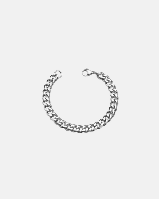 Steel Cuban Chain Bracelet