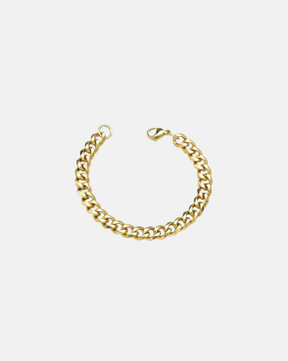 Steel Cuban Chain Bracelet